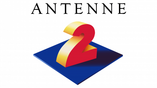 Logo de Antenne 2 en 1990