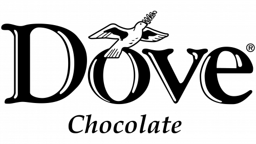 Logo de Dove Chocolate en 1956