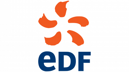 Logo de EDF en 2005