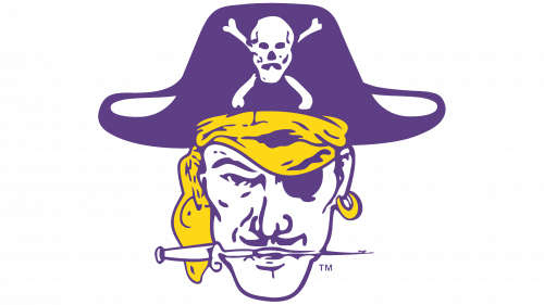 Logo de East Carolina Pirates en 1971