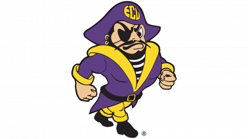 Logo de East Carolina Pirates en 1983