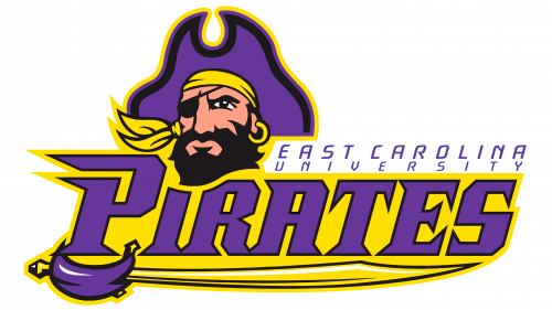 Logo de East Carolina Pirates en 1998
