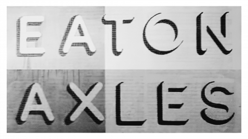 Logo de Eaton Axle Company en 1919