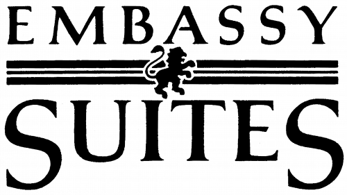 Logo de Embassy Suites by Hilton en 1984