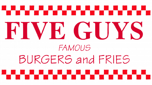 Logo de Five Guys en 1986