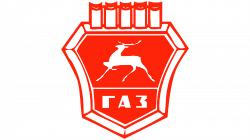 Logo de GAZ en 1986