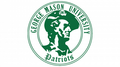Logo de George Mason Patriots en 1980