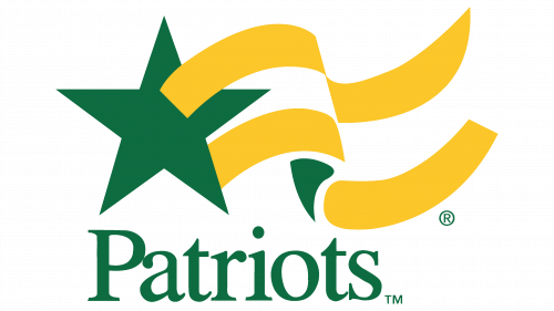 Logo de George Mason Patriots en 1995