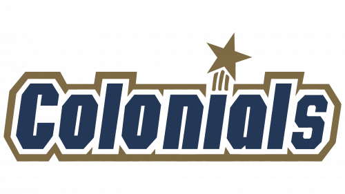 Logo de George Washington Colonials en 1989