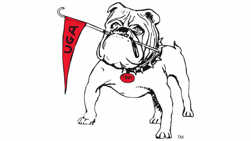 Logo de Georgia Bulldogs en 1945