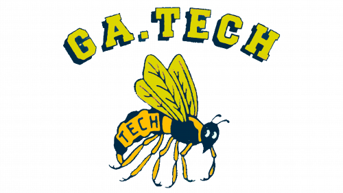 Logo de Georgia Tech Yellow Jackets 1969-1977