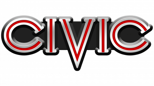Logo de Honda Civic en 1972