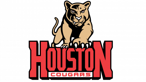Logo de Houston Cougars en 1996