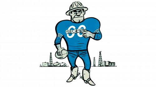 Logo de Houston Oilers en 1961