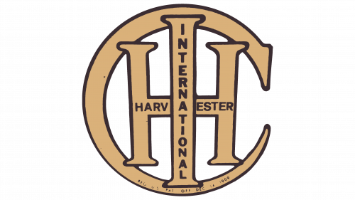 Logo de IH (international harvester) en 1902