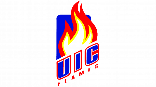 Logo de Illinois-Chicago Flames 1992-2007