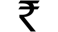 Logo de Indian Rupee rs