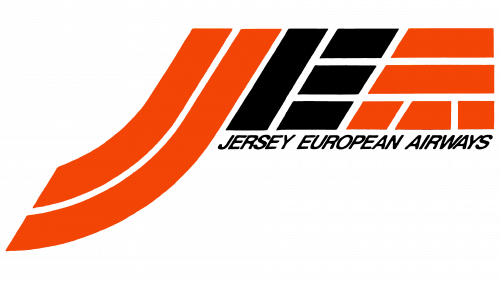 Logo de Jersey European Airways en 1983