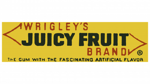 Logo de Juicy Fruit en 1957