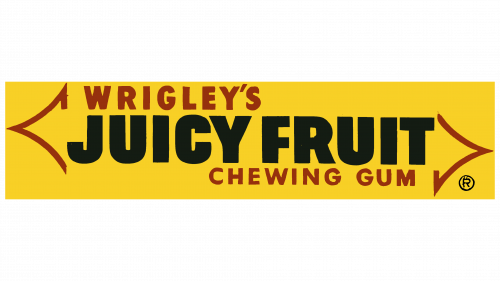Logo de Juicy Fruit en 1982