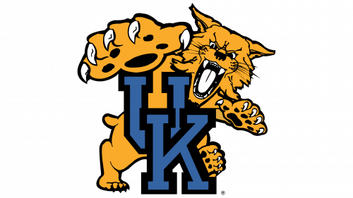 Logo de Kentucky Wildcats en 1986