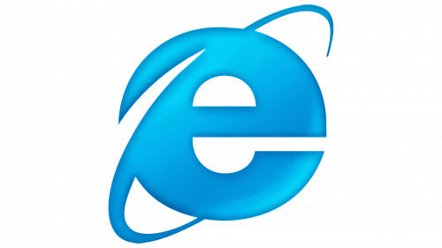 Logo de Microsoft Internet Explorer en 2001