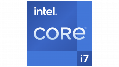 Logo de Powered by Intel Core i7