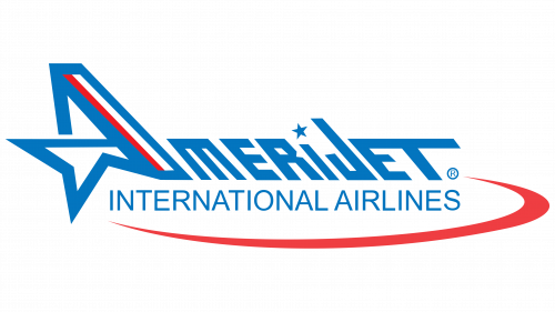 Logo de Amerijet International en 1974