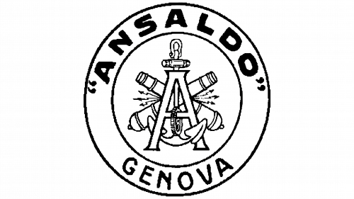 Logo de Ansaldo en 1933