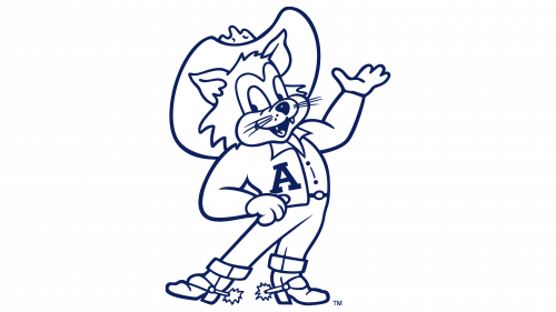 Logo de Arizona Wildcats en 1950