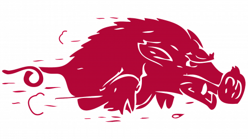 Logo de Arkansas Razorbacks 1947-1954