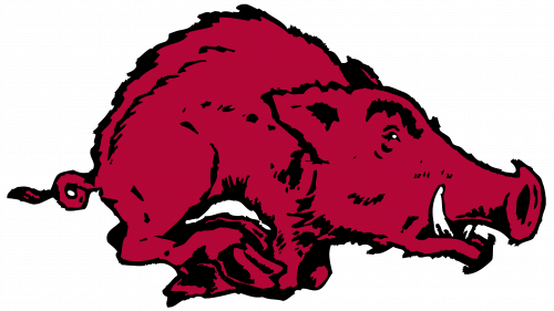 Logo de Arkansas Razorbacks 1955-1963