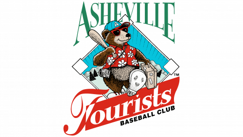 Logo de Asheville Tourists en 1994