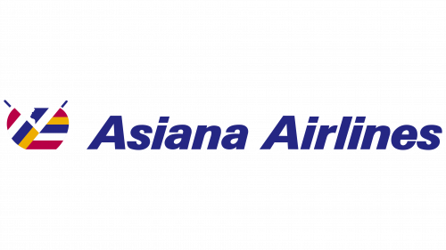 Logo de Asiana Airlines en 1988
