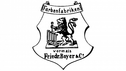 Logo de Bayer en 1881
