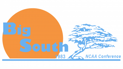 Logo de Big South Conference en 1983