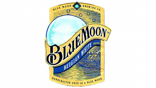 Logo de Blue Moon en 1995