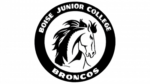 Logo de Boise State Broncos en 1957