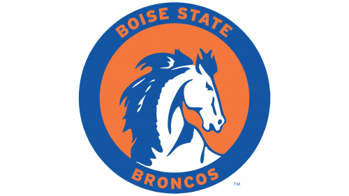 Logo de Boise State Broncos en 1969