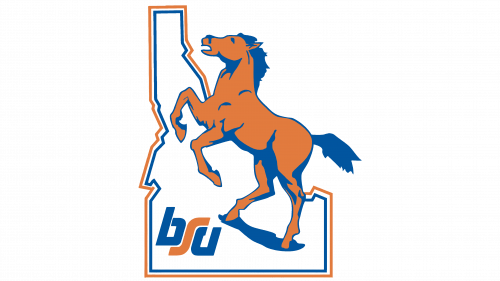 Logo de Boise State Broncos en 1983