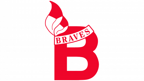 Logo de Bradley Braves en 1990