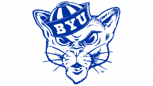Logo de Brigham Young Cougars en 1957