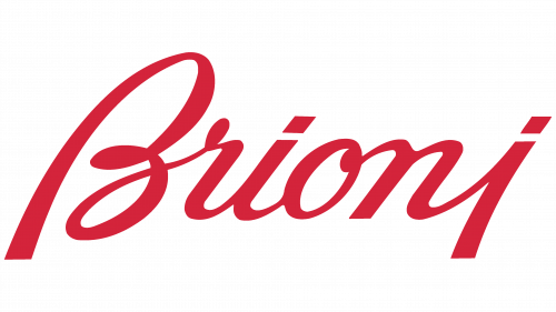 Logo de Brioni en 1986
