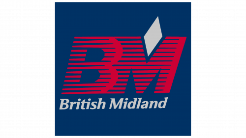 Logo de British Midland International en 1985