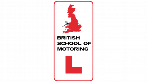 Logo de British School of Motoring dans les années 1940