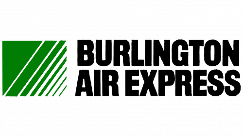 Logo de Burlington Air Express en 1982