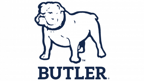 Logo de Butler Bulldogs en 1985
