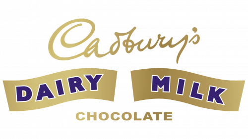 Logo de Cadbury's Dairy Milk Chocolat en 1952