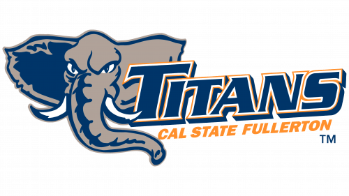Logo de Cal State Fullerton Titans en 1999