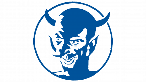 Logo de Central Connecticut Blue Devils en 1980